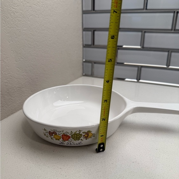 Vintage Corningware Skillet Pan Spice O' Life Le Persil 1970s 1980s - Picture 9 of 9